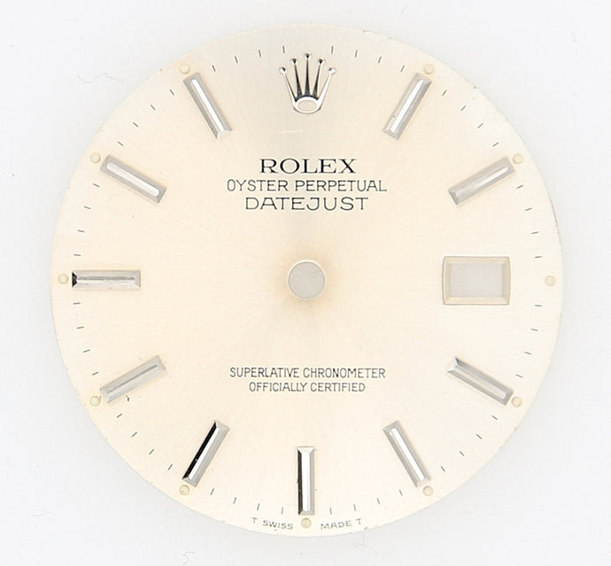 Rolex 36mm Datejust Silver Dial Quick Set - for references 16000, 16014, 16030, 16234, 16220, 16200