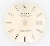 Rolex 36mm Datejust Silver Dial Quick Set - for references 16000, 16014, 16030, 16234, 16220, 16200