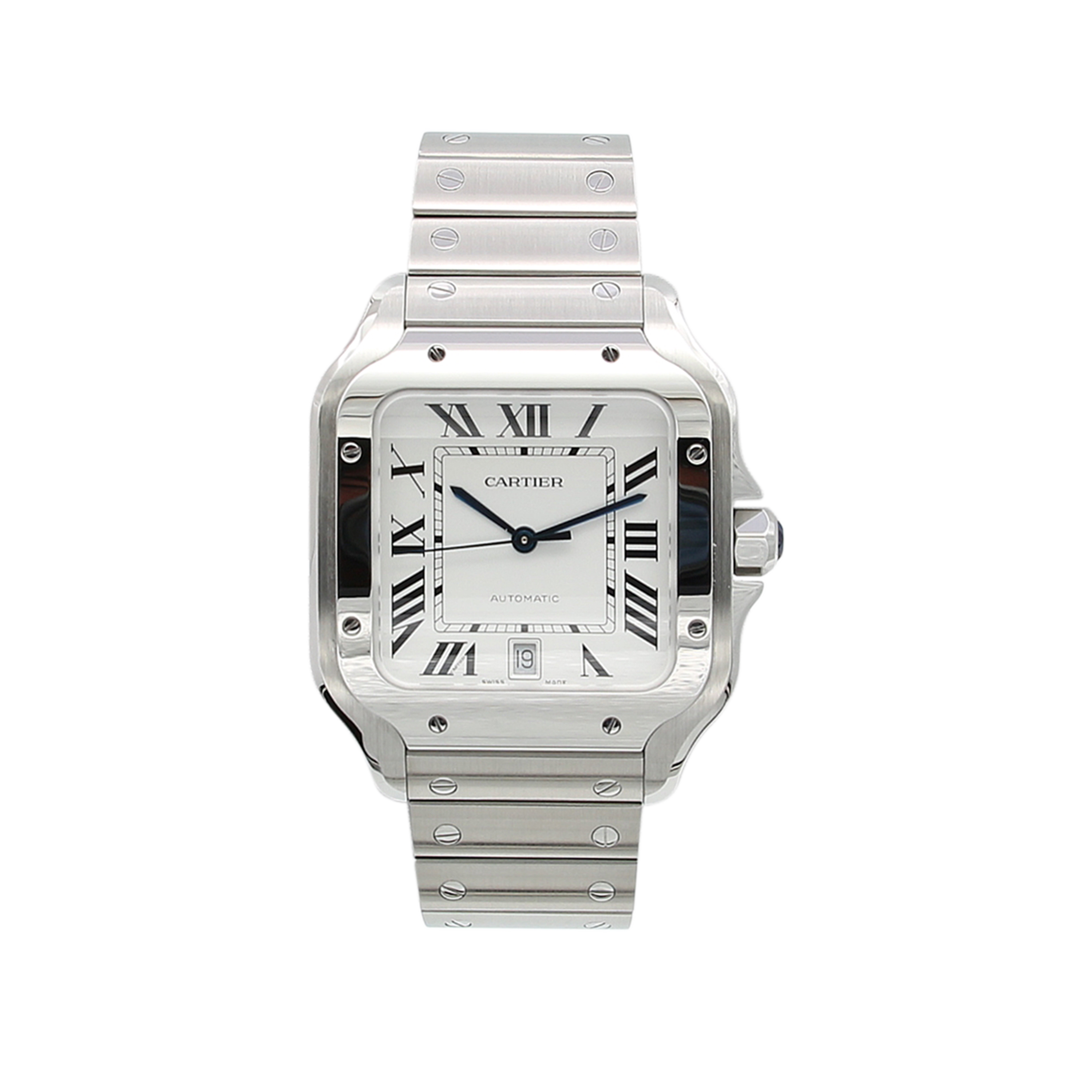 Buy Online Cartier Santos WSSA0018 Full Set – Debonar Watches Sp