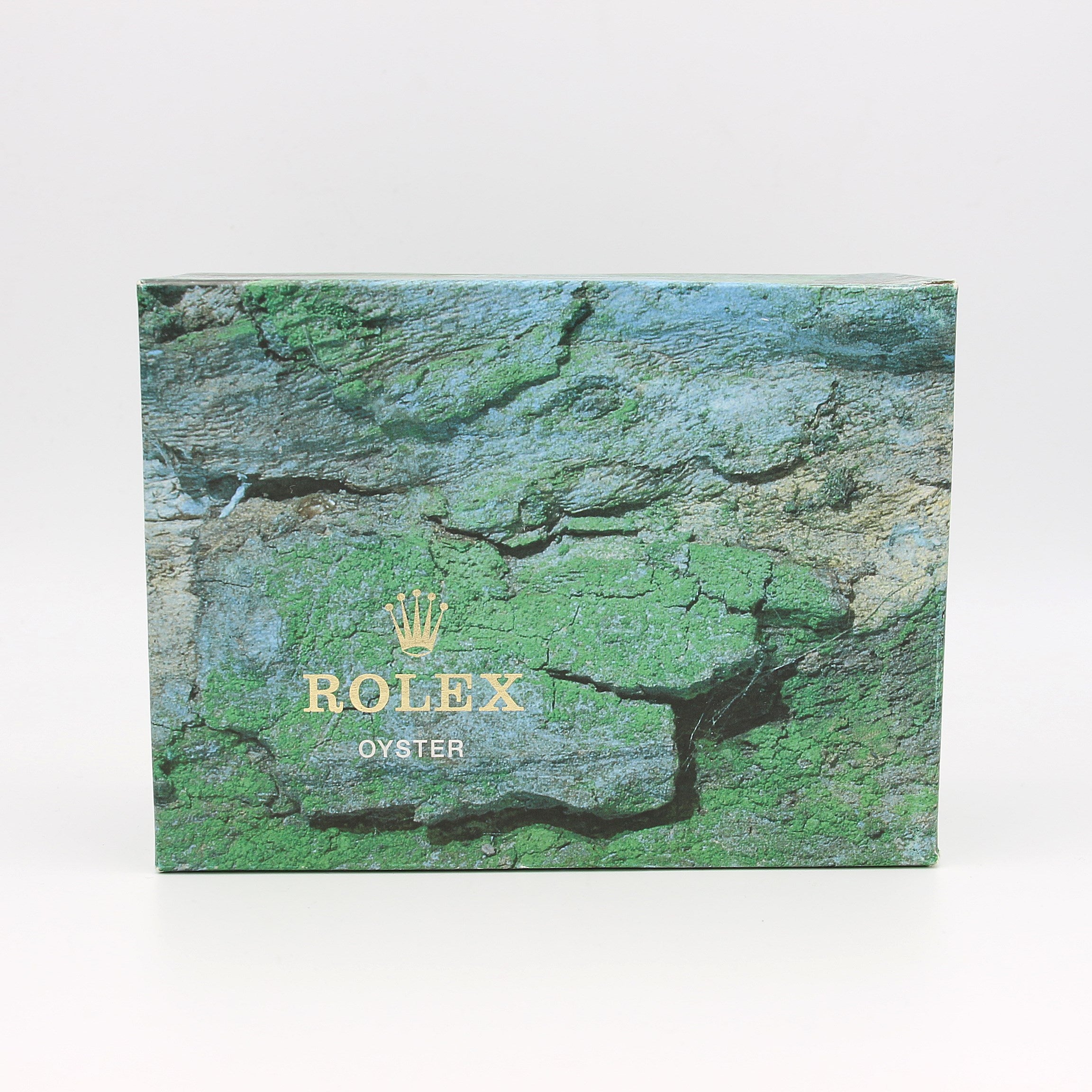 Rolex Watch Box | Vintage Box Men Green with dark green stitching