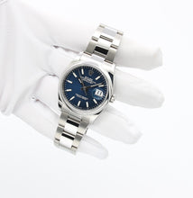 Załaduj obraz do przeglądarki galerii, Rolex Datejust ref. 126200 Blue Motif Dial Oyster bracelet - Full Set
