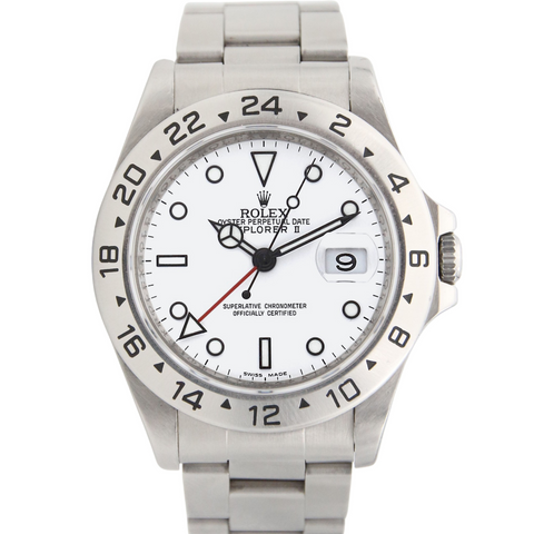 Buy Online Rolex Explorer II 16570 Full Set White Dial