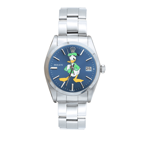 Rolex Precision Date ref 6694 Donald Blue Dial Oyster Bracelet