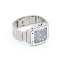 Załaduj obraz do przeglądarki galerii, Cartier Santos Blue Dial ref. WSSA0030 - Full set
