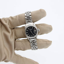 Load image into Gallery viewer, Rolex Date Lady ref. 6519 Black Dial Jubilee Bracelet
