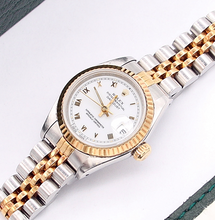 Załaduj obraz do przeglądarki galerii, Rolex Datejust Lady ref. 69173 Steel/Gold - White Roman Dial
