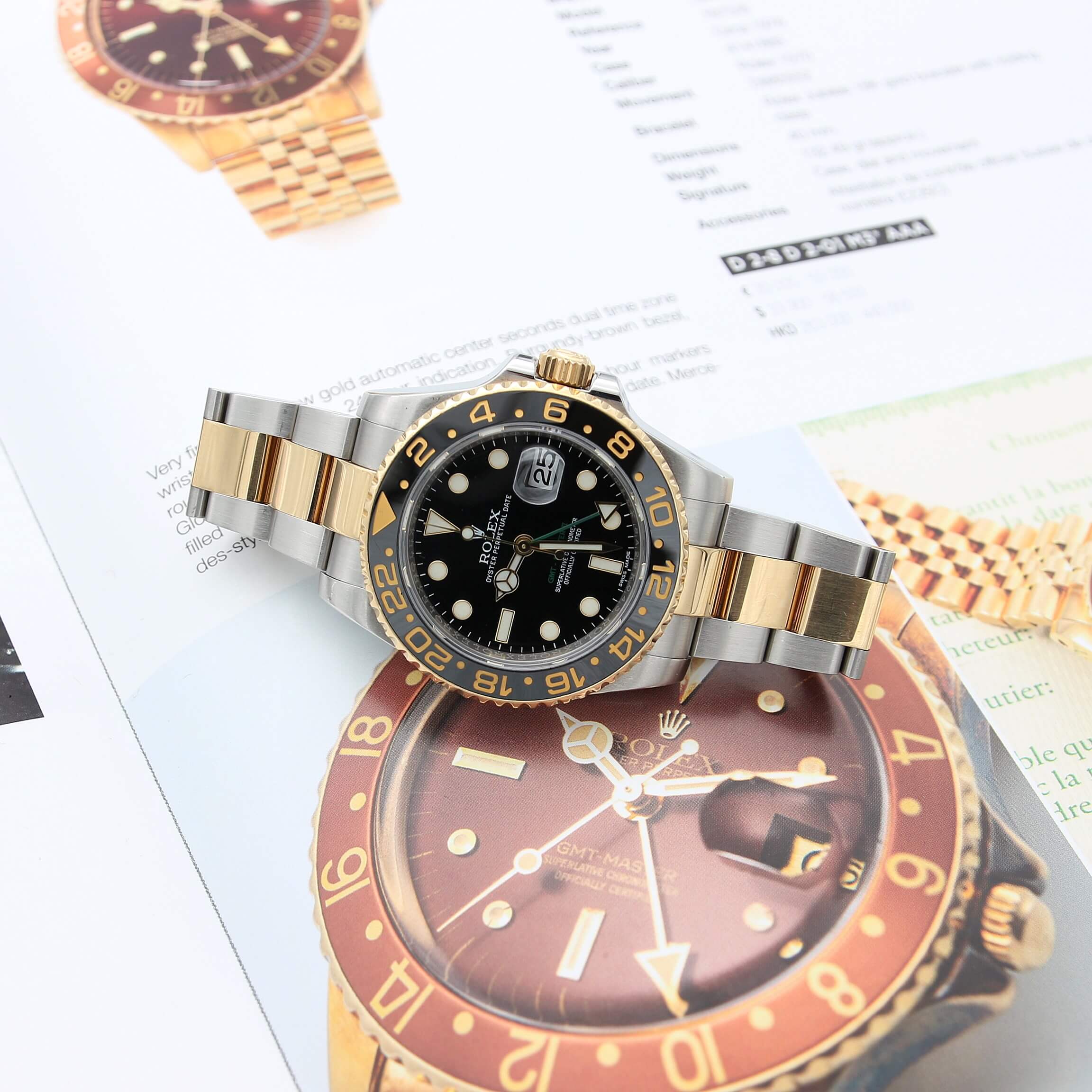 Rolex gmt master online ii 116713ln