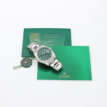 Carica l'immagine nel visualizzatore di Gallery, Rolex Datejust ref. 126300 Green Dial Oyster bracelet - Full Set
