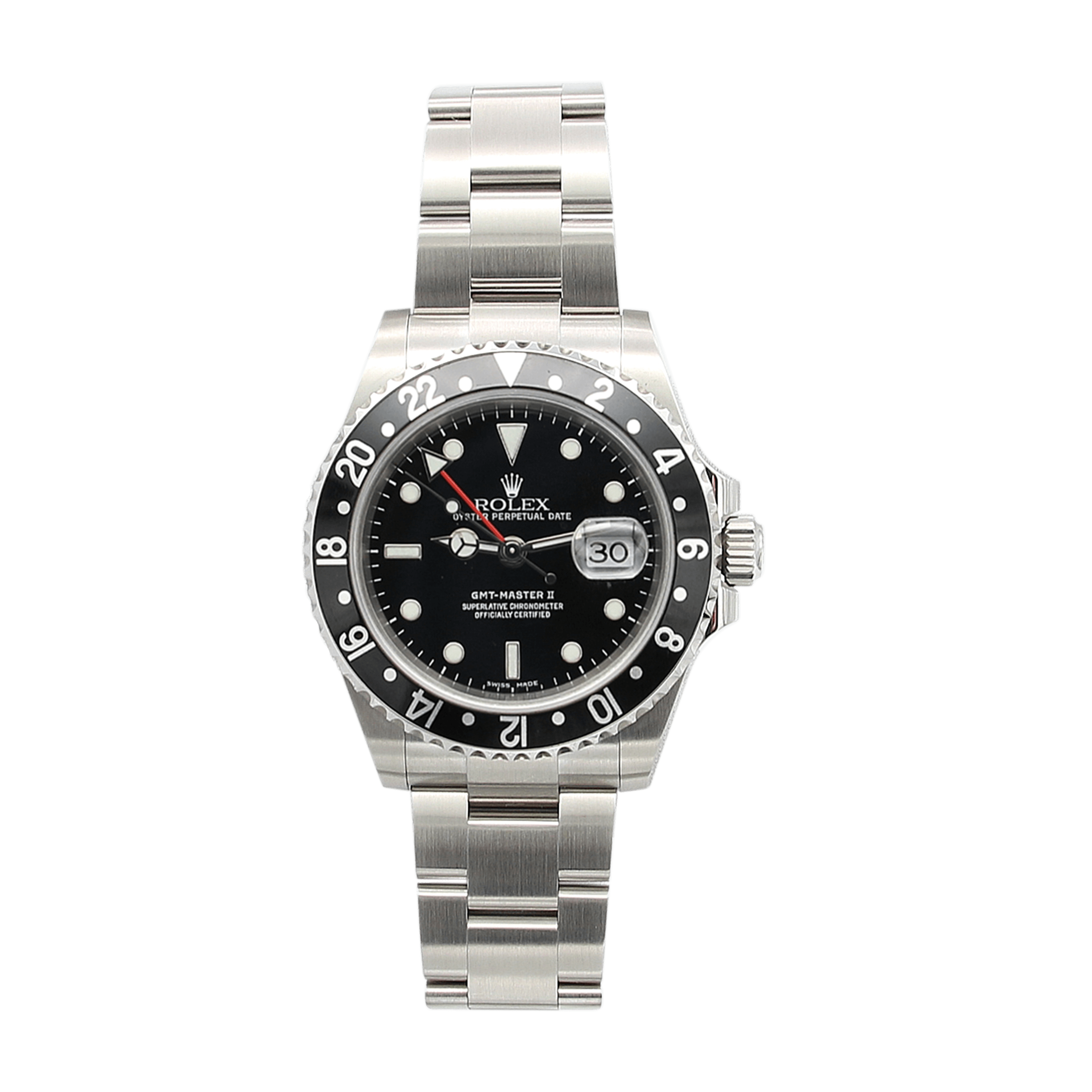 Rolex GMT Master II 16710 – Schwarze Lünette – Komplettset