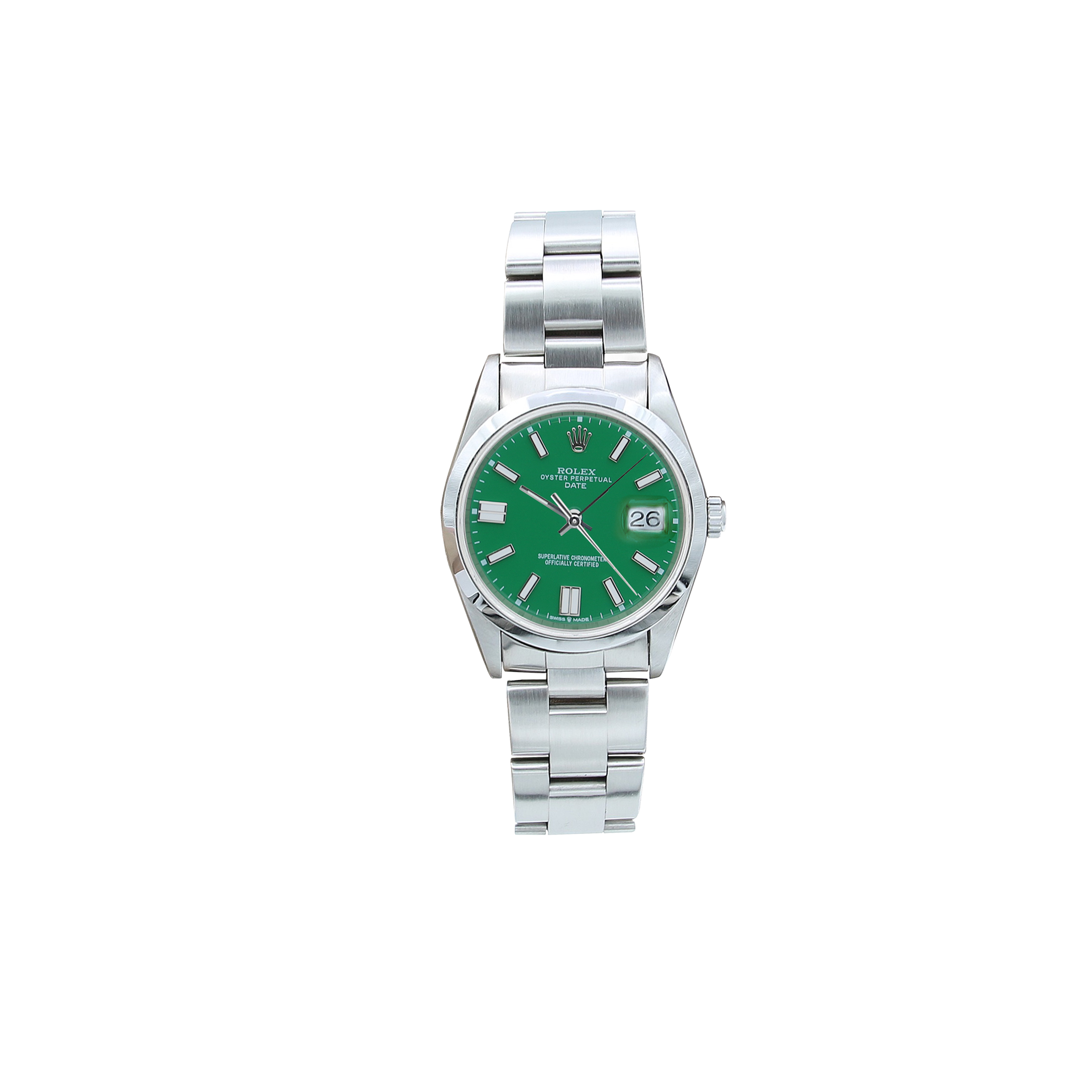 Rolex Date ref. 15200 - Oyster Bracelet - Green Dial
