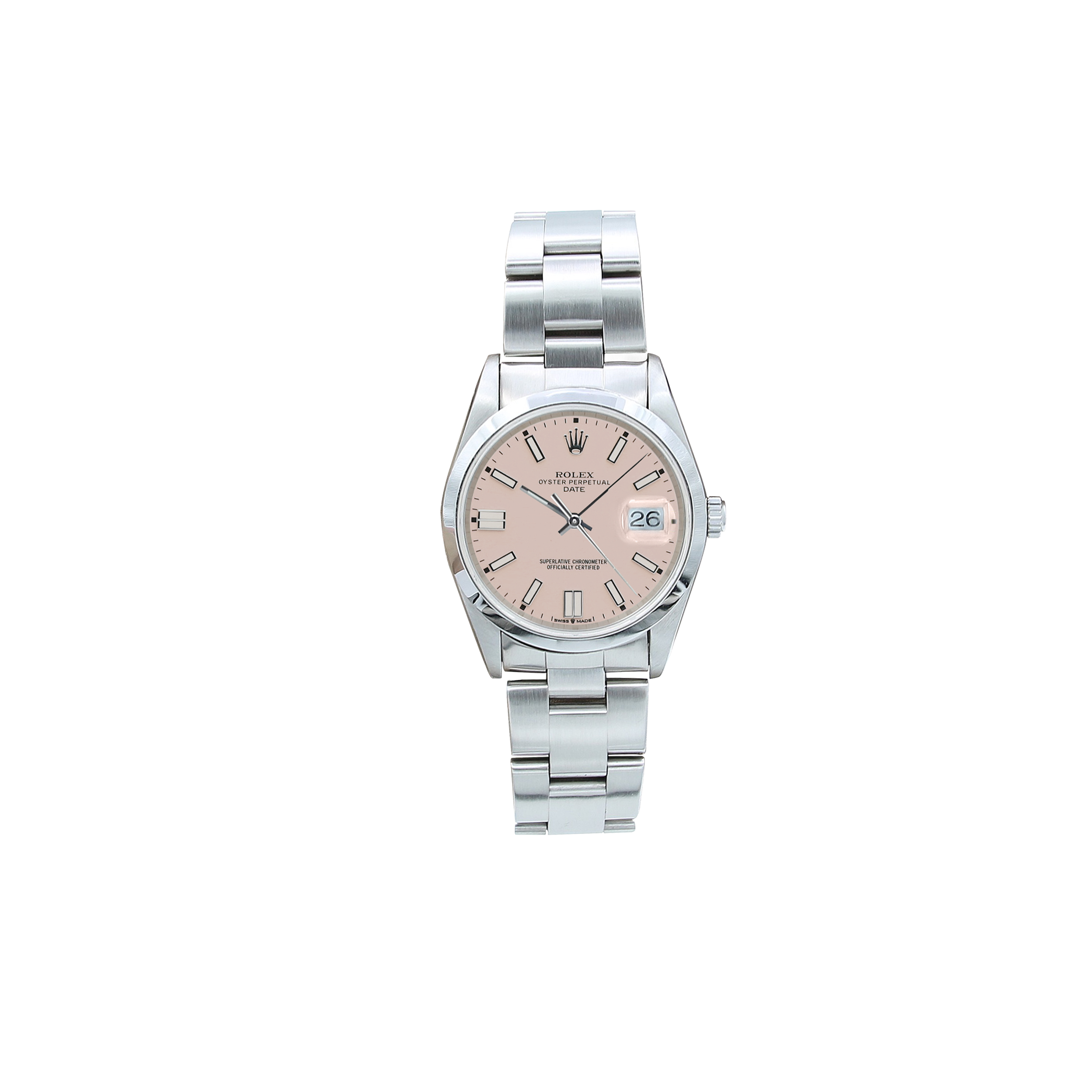 Rolex Date ref. 15200 - Oyster Bracelet - Cotton Candy Dial
