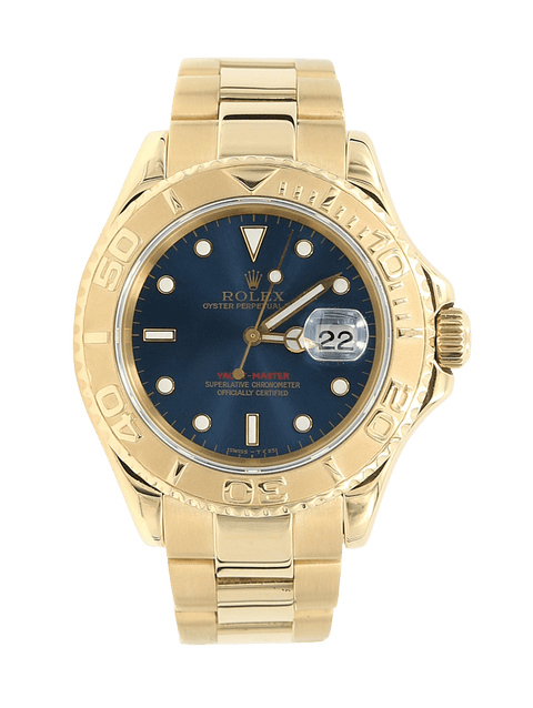 Rolex Yacht Master ref. 16628 Blue Dial 18K Gold Debonar Watches