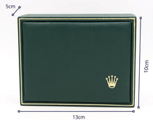 Załaduj obraz do przeglądarki galerii, Rolex Watch Box | Vintage Box Men Dark Green 11.00.71
