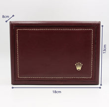 Load image into Gallery viewer, Buy Online Rolex Watch Box | Vintage Box Men Red Burgundry 53.00.01
