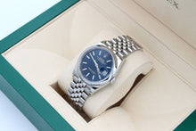 Load image into Gallery viewer, Rolex Datejust ref. 126200 Blue Motif Dial Jubilee bracelet - Full Set
