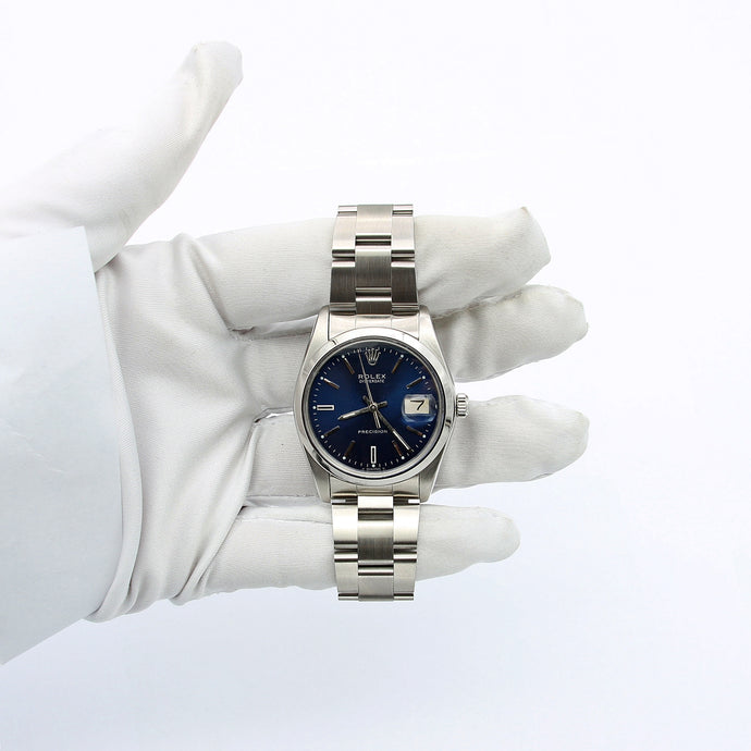 Rolex Oyster Precision Date Ref. 6694 - Blue Dial - Oyster Bracelet
