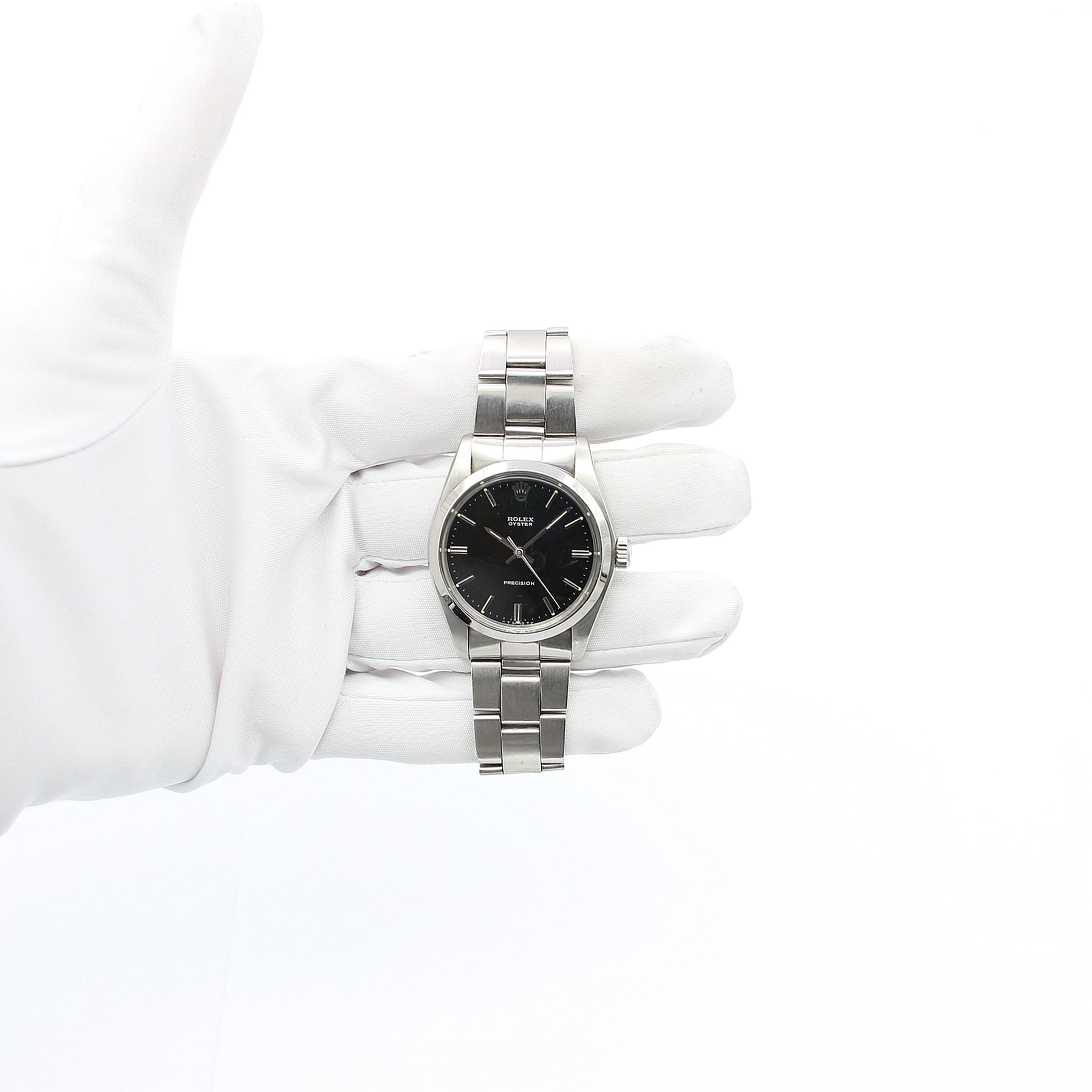 Rolex Oyster Precision Ref. 6426 Schwarzes Zifferblatt
