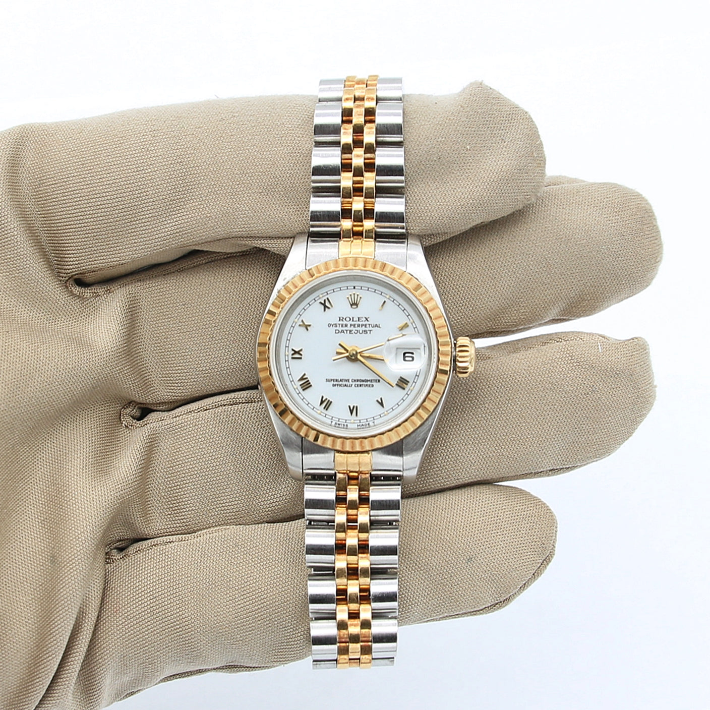 Buy Online Watch Rolex Datejust Lady ref. 69173 with White Roman