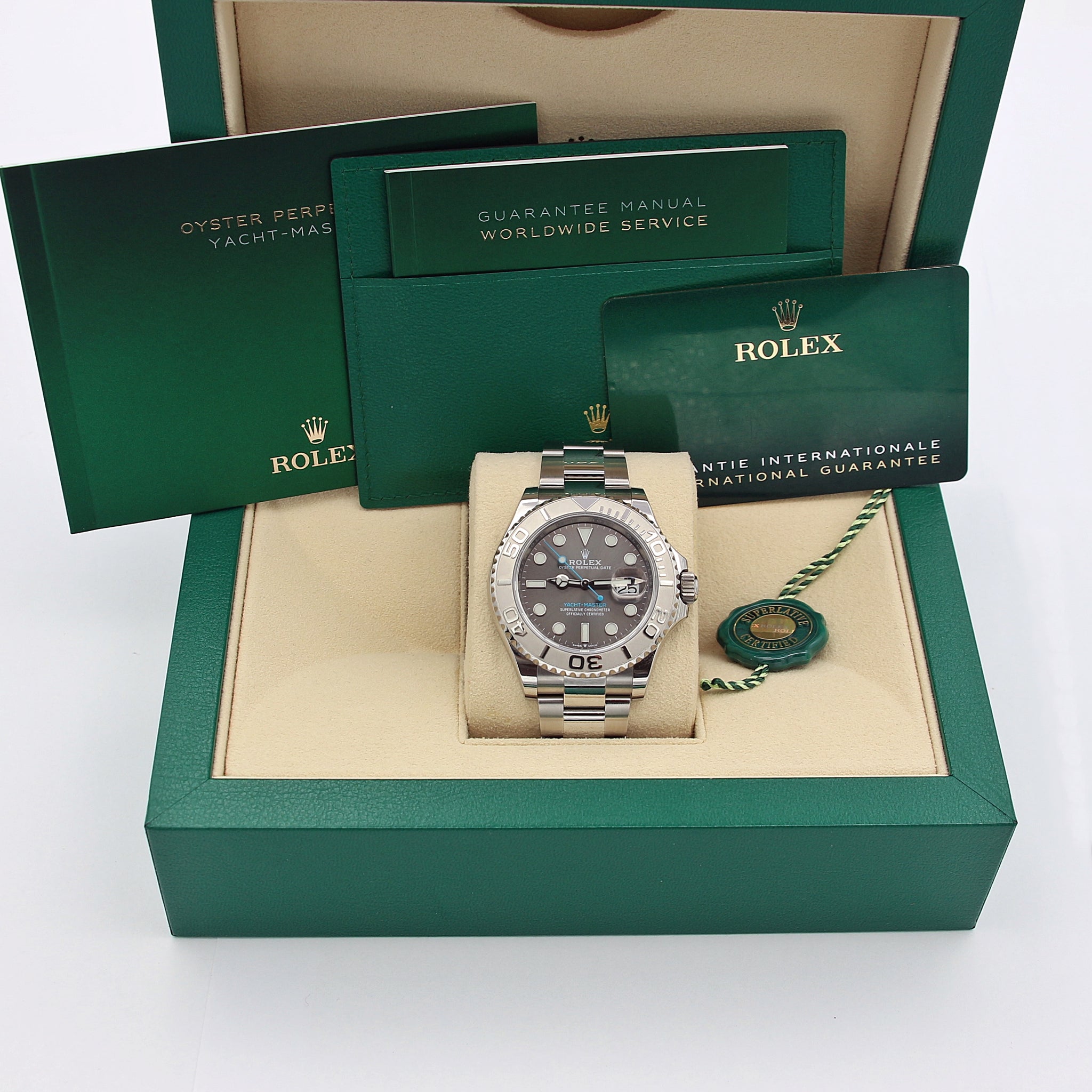 Buy Rolex Yacht-Master 40mm ref. 126622 Rhodium Grey with original