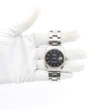 Załaduj obraz do przeglądarki galerii, Rolex Oyster Perpetual Date ref. 1500 - Black dial (V I) - Steel bracelet
