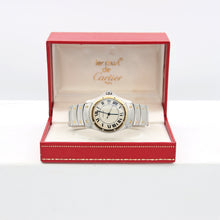 Załaduj obraz do przeglądarki galerii, Cartier Santos Ronde ref. 1551 Steel/Gold
