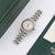 Rolex Lady-Datejust ref. 69174 - Linen Dial Jubilee bracelet - Warranty papers Rolex