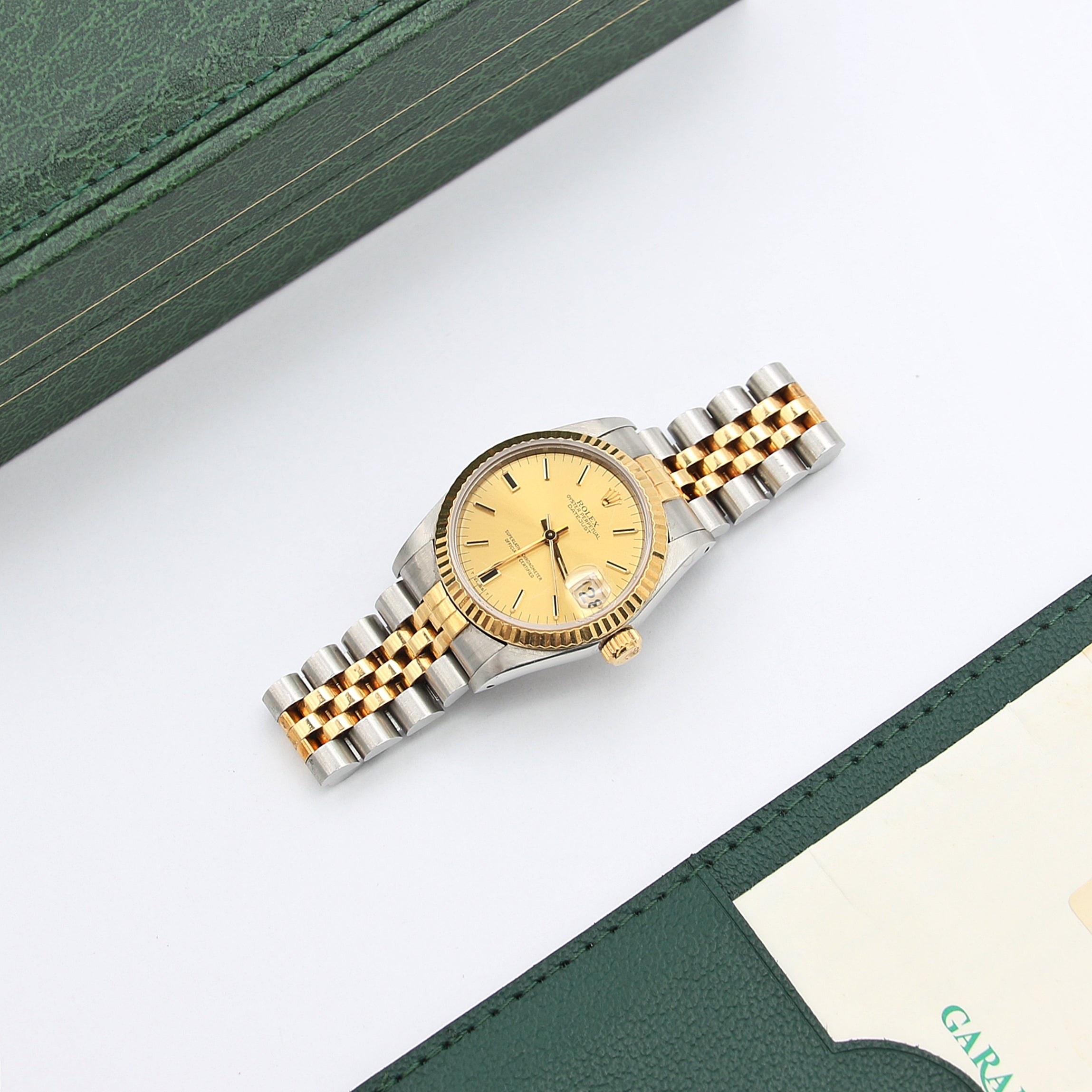 Rolex Datejust 31 Mid-Size ref. 68273 - Champagne Dial - Full set