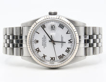 Load image into Gallery viewer, Rolex Datejust ref. 16234 White Roman Dial with Jubilee Bracelet - Debonar Watches - Watch - Debonar Watches
