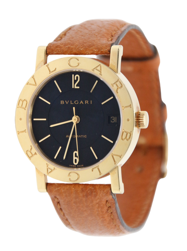 Bulgari Classic 18k Yellow Gold ref. BB 33 GL with Leather Strap - Debonar - Finest Watches - Watch - Debonar Watches