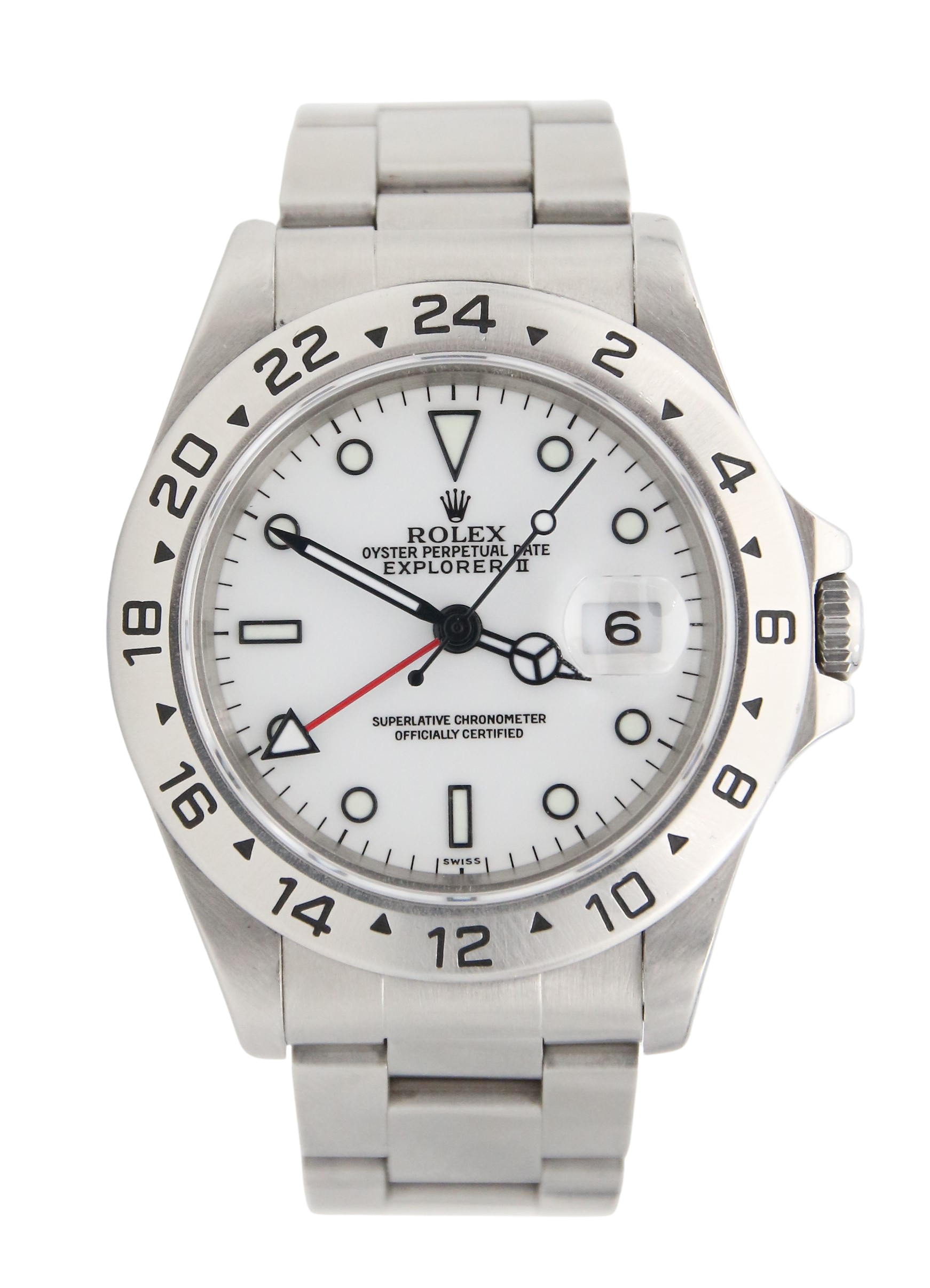 Barmhjertige enkelt gang Klemme Buy Online Rolex Explorer II 16570 - Full Set - White Dial – Debonar  Watches Sp. z o.o