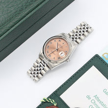 Load image into Gallery viewer, Rolex Datejust 36 ref. 16234 Salmon Roman Dial - Full Set
