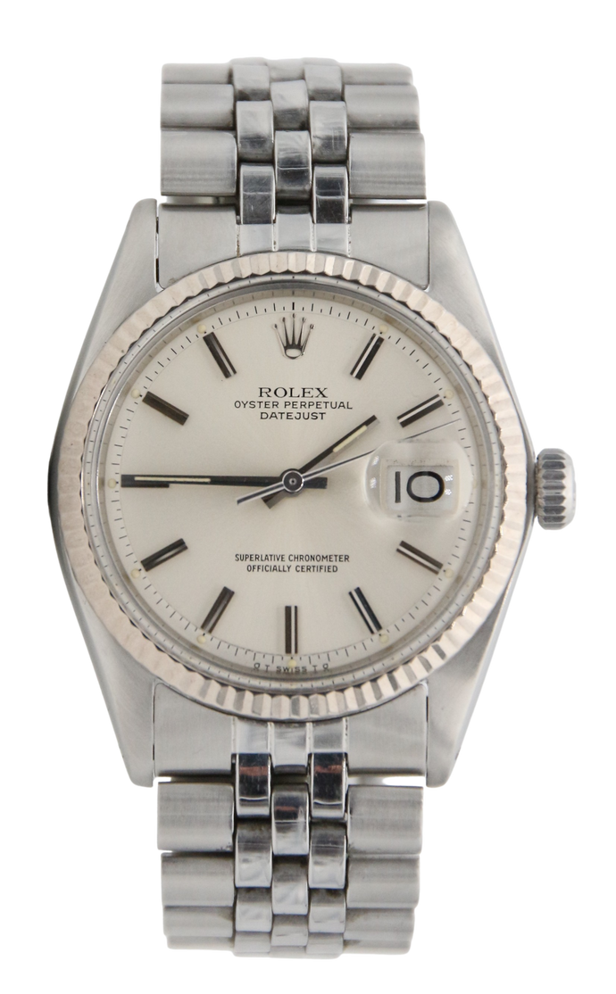 Rolex Datejust ref. 1601 Silver dial Steel Jubilee bracelet