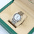 Rolex Datejust ref. 126234 Weißes Oyster-Armband mit römischem Zifferblatt – komplettes Set