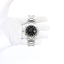Load image into Gallery viewer, Rolex Datejust ref. 126234 Black Diamonds Dial Oyster bracelet - Full Set
