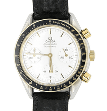 Load image into Gallery viewer, Omega Speedmaster ref. 175.0032 Steel/Gold Leather Strap
