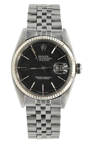 Rolex Datejust ref. 1601 Black Dial Jubilee Bracelet