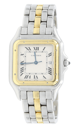 Cartier Panthere ref. 187957 Steel and 18K Gold with One Line Bracelet