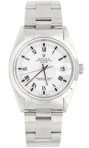 Rolex Date ref. 15200 White Dial with Oyster Bracelet