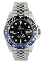 Load image into Gallery viewer, Rolex GMT Master II ref. 126710BLNR Batgirl Jubilee Bracelet
