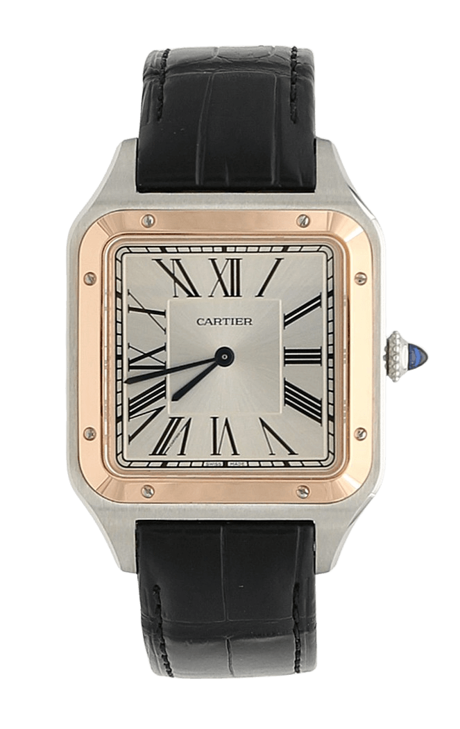 Cartier santos pink online gold