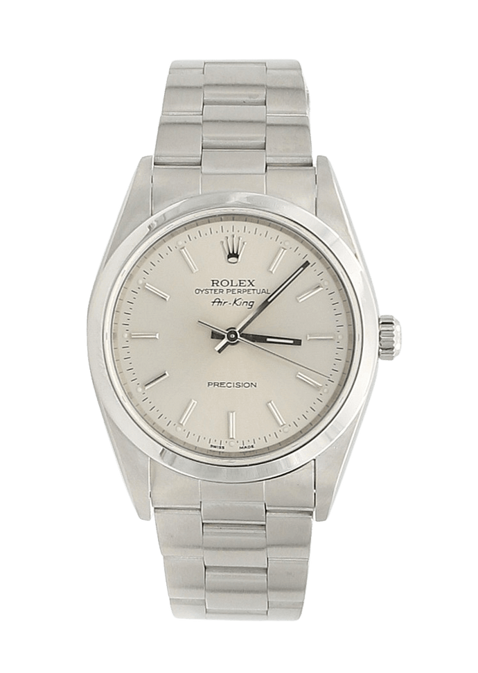 Rolex Air-King ref. 14000 Silver Dial - Full Set