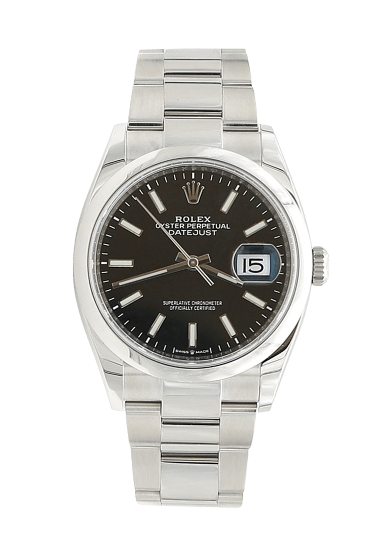 Rolex Datejust ref. 126200 Black Dial Oyster bracelet - Full Set