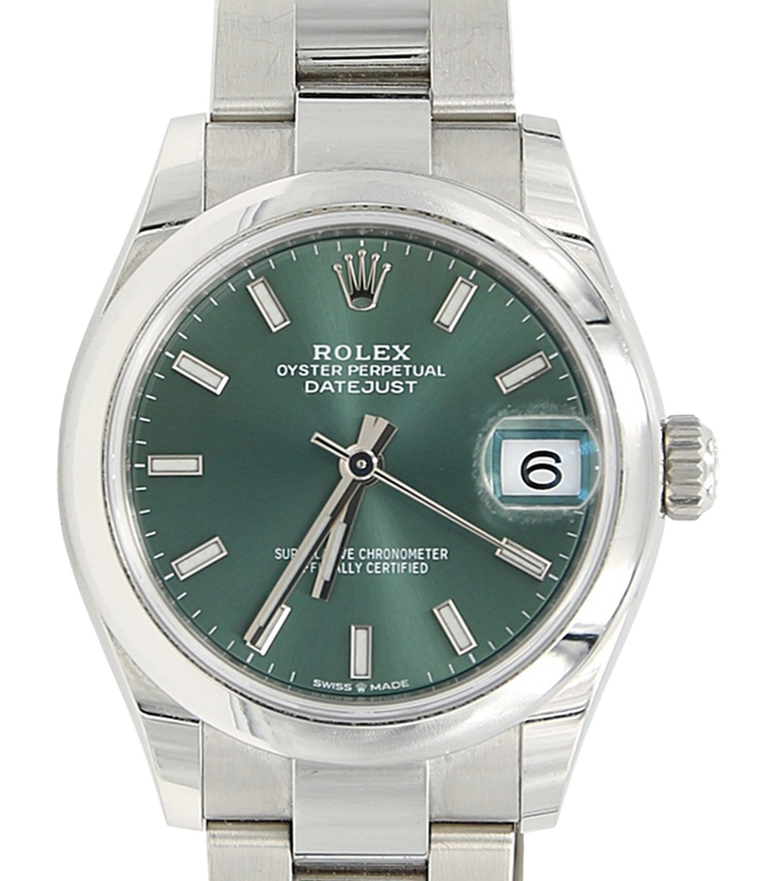 Rolex Datejust 31 ref. 278240 Green dial - Oyster bracelet - Full set