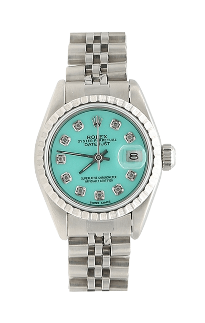 Rolex Oyster Perpetual Lady Datejust ref. 69240 - Jubilee - Tiffany Zircons Dial