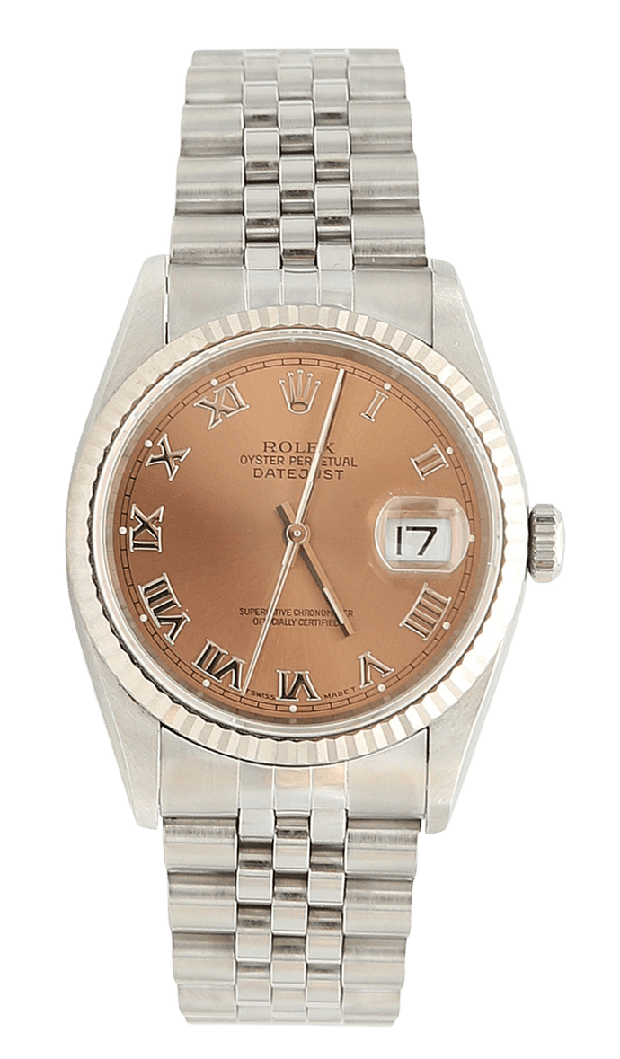 Rolex Datejust ref. 16234 Salmon Dial Jubilee Bracelet