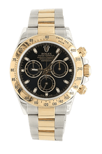 Cargar imagen en el visor de la galería, Rolex Daytona ref. 116523 Steel/Gold Black Dial - Full Set Card Italy 2012
