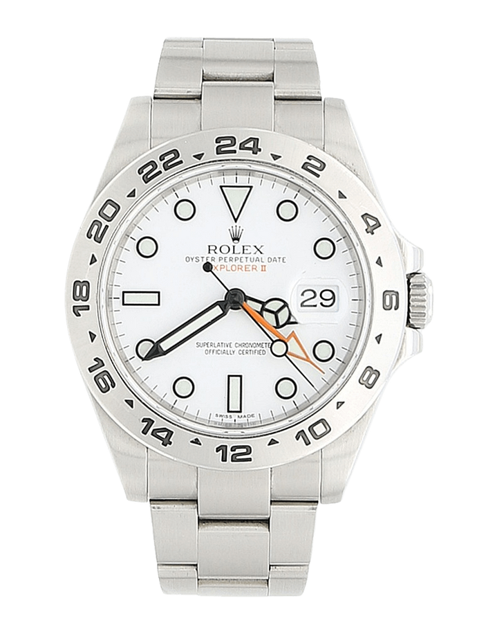 ロレックス ROLEX エクスプローラーⅡ Ref.216570 Rolex Explorer II ref. 216570 White Dial - Full Set – Debonar