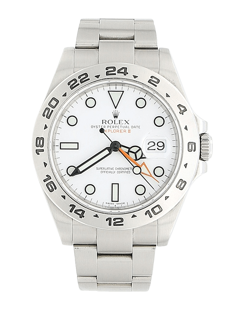Explorer ii white dial hot sale