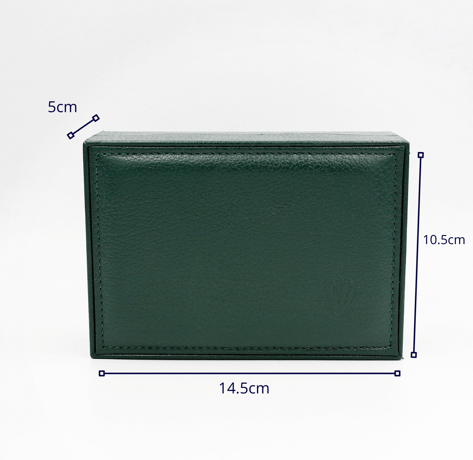 Rolex Watch Box Vintage Box Men Green with dark green stitching 68.0 Debonar Watches Sp. z o.o