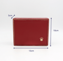 Load image into Gallery viewer, Rolex Watch Box | Vintage Box Lady Red and Gold 14.00.02

